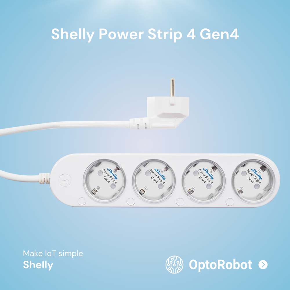 Ổ cắm thông minh IoT Shelly Power Strip 4 Gen4 - 01